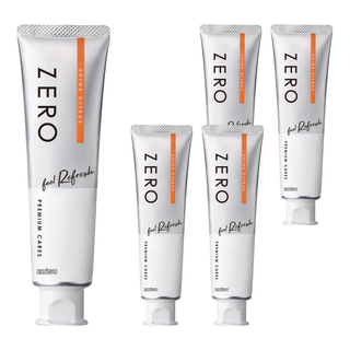 EBiSU 惠百施 ZERO Premium Cares Refresh 零失誤淨白濃密泡牙膏, 90g, 5條