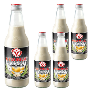 VITAMILK 豆奶 黑芝麻口味, 5個, 300ml