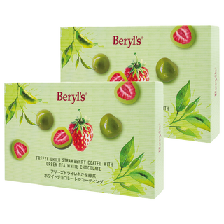 Beryl's 草莓夾心白巧克力 綠茶味, 80g, 2個