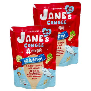 JANE's CONGEE 真的粥 寶寶粥, 2個, 150g, 鱸魚香芹