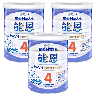 NAN 能恩 兒童營養活力配方奶粉 4號 3~7歲, 800g, 3罐