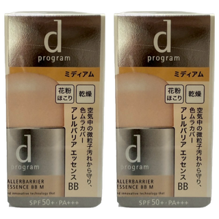 d program 敏感話題 淨化隔離防護BB精華 自然色, 30ml, 2瓶