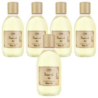 SABON 沐浴油 國際航空版 白茶, 300ml, 5件