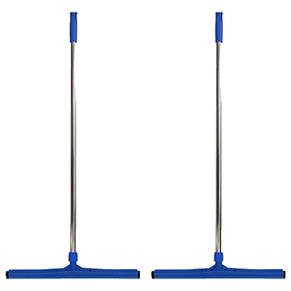 World Clean 雙層刮水器與不鏽鋼桿, 2組