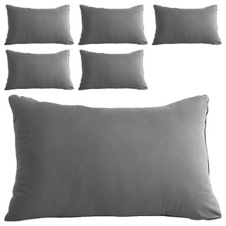 J-bedtime 床寢時光 石墨烯能量羽絲絨枕頭, 6個, 灰色