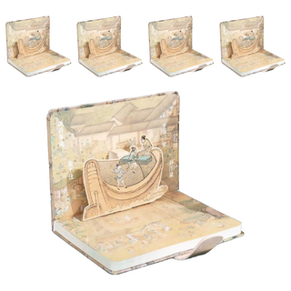 蕉蕉購物 磁扣筆記本, 5本, 清明上河圖