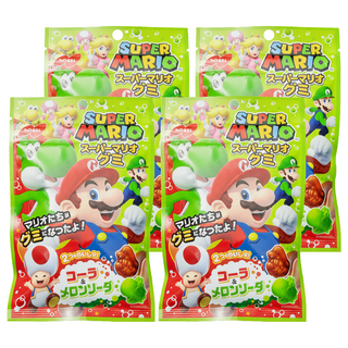 NOBEL 可樂風味 哈密瓜蘇打風味軟糖, 4個, 50g