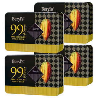 Beryl's 99%可可含量黑巧克力, 108g, 4個