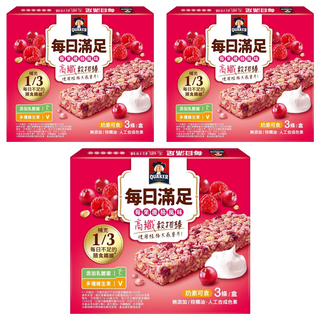 QUAKER 桂格 每日滿足穀物棒, 69g, 3盒