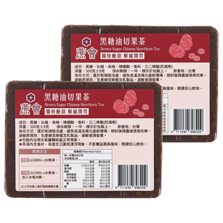 蔗會 黑糖油切果茶, 300g, 2個, 1個裝