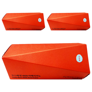 Ostte Burn 1000 黑美式咖啡, 3個, 2.5g, 10個裝