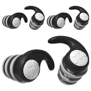 隔音防噪耳塞 黑色, 3個, 1雙