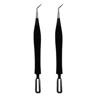 台灣 COSMOS 迷你雙頭粉刺夾 斜 H34718, 2個, 黑色