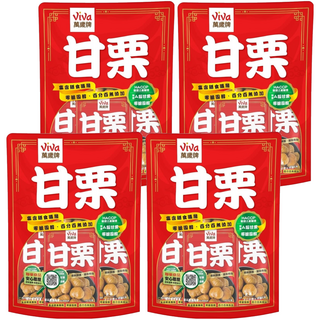 ViVa 萬歲牌 特選甘栗, 4袋, 150g