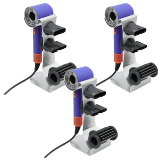 MD Global 全金屬吹風機支架, 銀色, 3個