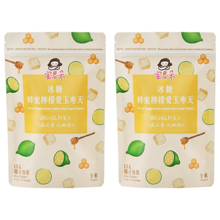 蜜思朵 NEW!冰糖蜂蜜檸檬愛玉寒天, 15顆, 17g, 2袋
