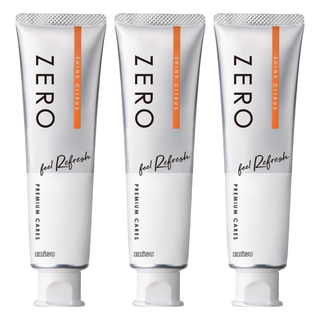 EBiSU 惠百施 ZERO Premium Cares Refresh 零失誤淨白濃密泡牙膏, 90g, 3條