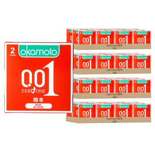 okamoto 岡本 001至尊勁薄保險套 ZERO ONE, 1440盒, 2個