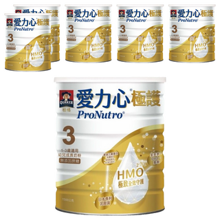 QUAKER 桂格 ProNutro 愛力心 極護幼兒成長奶粉3號 1~3歲, 1.5kg, 6罐