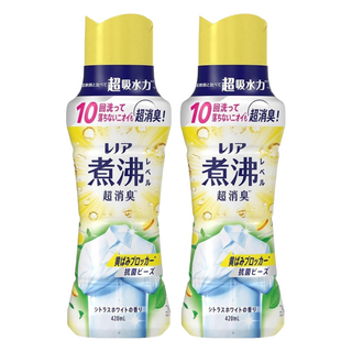 Lenor 蘭諾 煮沸衣物香香豆 柑橘黃, 2個, 420ml