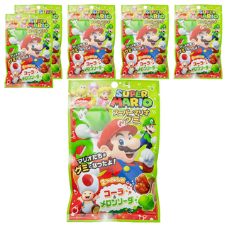 NOBEL 可樂風味 哈密瓜蘇打風味軟糖, 6個, 50g