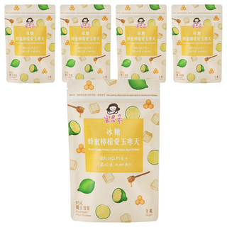 蜜思朵 NEW!冰糖蜂蜜檸檬愛玉寒天, 15顆, 17g, 5袋