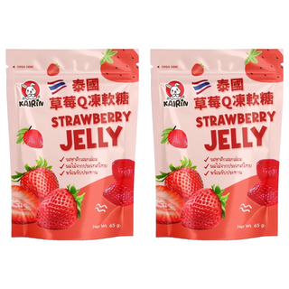 KAIRIN 草莓軟糖, 2個, 65g