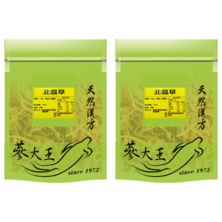 蔘大王 黃金蟲草花 北蟲草, 2個, 1個裝, 100g