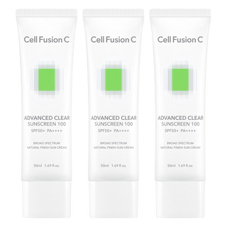 Cell Fusion C 控油潤色防曬霜 SPF50+ PA++++ 台灣公司貨, 3個, 50ml