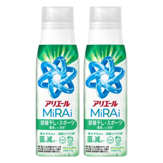 ARIEL MiRAi 抗菌洗衣精 室內晾衣 綠色, 2個, 330g