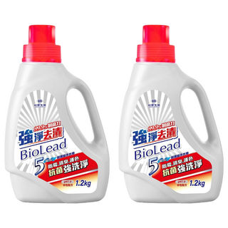 台塑生醫 BioLead 強淨去漬洗衣精瓶裝, 1.2kg, 2個