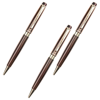 瑞士 WAGNER Prestige 原子筆 SW-PR, 3個, 棕色