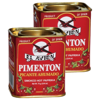 EL AVION 香料航家 西班牙香料航家煙燻辣紅椒粉, 2個, 75g