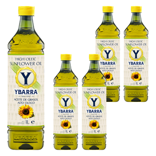 YBARRA 小清新高油酸葵花油, 5個, 1L