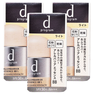 d program 敏感話題 淨化隔離防護BB精華N, 明亮色, 30ml, 3個