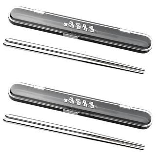 龍族 ST 筷盒組, 銀色, 2組