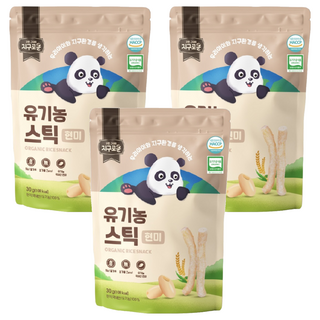 Jiguroun 韓國糙米米棒, 30g, 3包, 原味