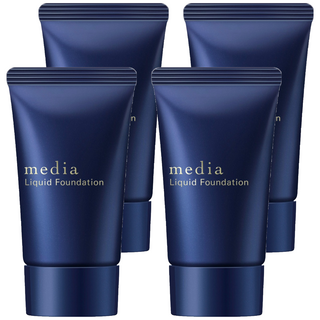 media 媚點 勻透柔光粉底液 25g OC-E1, 健康膚色, 4個