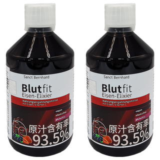 Sanct Bernhard 聖伯納德 美味鐵元水果飲, 500ml, 2瓶