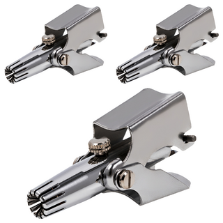 不鏽鋼鼻毛剪 90 x 60 x 20 70g, 銀色, 3支