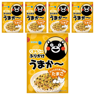 日本海水 熊本熊 雞蛋風味拌飯料, 5個, 25g