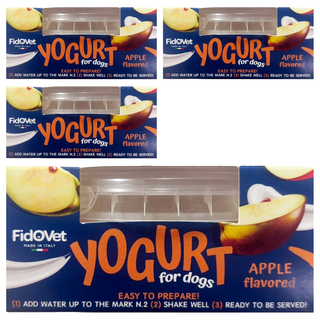 FidOVet 費朵 犬用優格, 4個, 25g, 蘋果