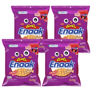 GEMEZ Enaak 韓式小雞麵 燒烤味, 4個, 84g