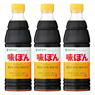 mizkan 味滋康 柑橘醋醬汁, 3個, 360ml