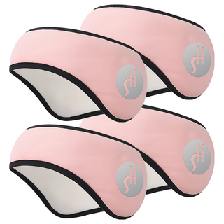 隔音睡眠耳罩 粉色, 4個, 1個裝