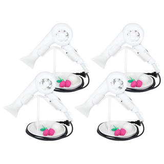 ARTEX CORP 吹風機支架, 4個, 白色