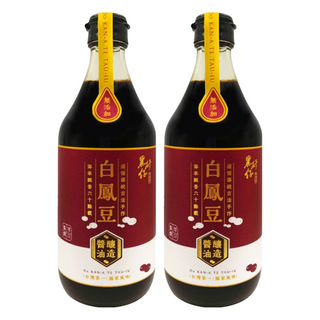 黑矸仔 白鳳豆醬油, 2個, 500ml