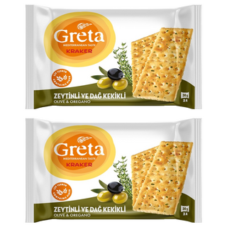 Greta 橄欖&奧勒岡草風味餅乾, 2個, 120g