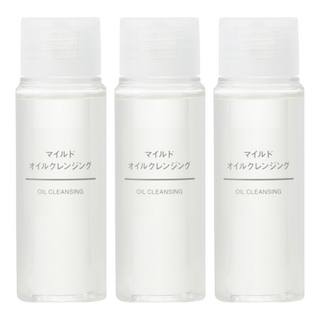 MUJI 無印良品 溫和卸妝油 攜帶型, 50ml, 3瓶