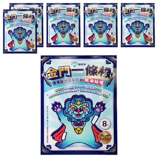 銀貝貝 秉誠 金門一條根精油貼布, 6個, 8片